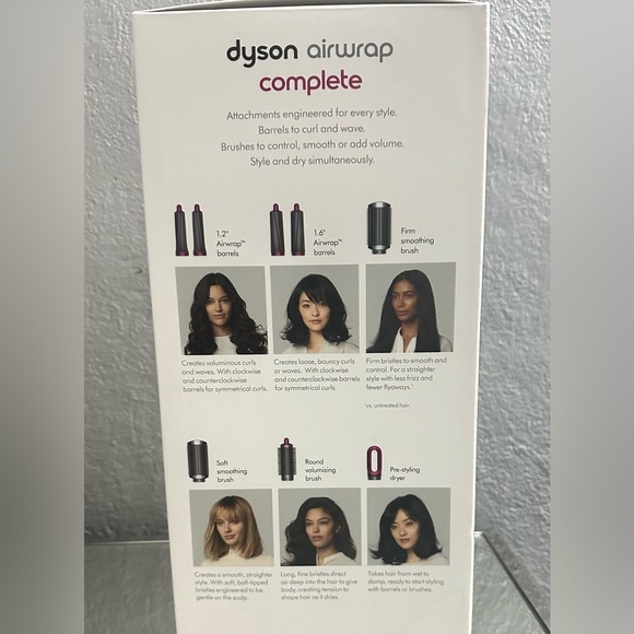 DYSON 🎄 Airwrap Complete NIB + Long Barrel Bonus!! - Picture 7 of 8